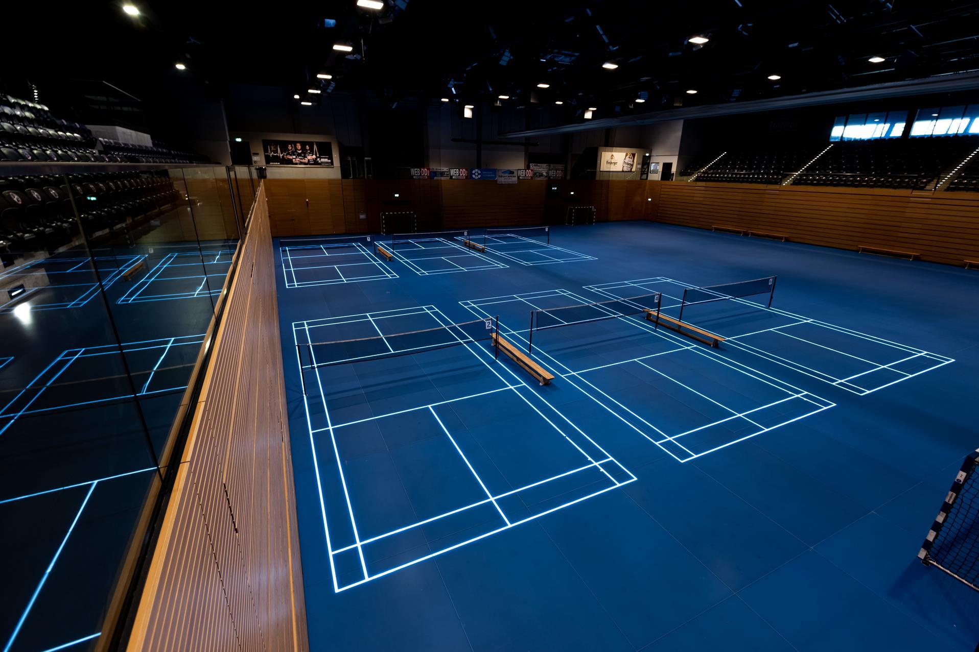 Hallenfläche Badminton Hallenfläche Badminton